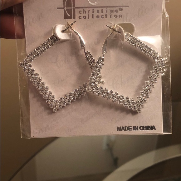 Silver earrings - Picture 2 of 2